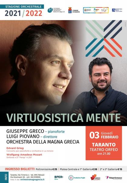 VIRTUOSISTICAMENTE - Giuseppe Greco e l'Orchestra della Magna Grecia