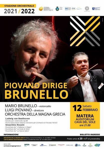 PIOVANO DIRIGE BRUNELLO - Mario Brunello e l'Orchestra della Magna Grecia