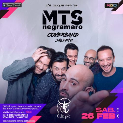 MTS Negramaro CoverBand live a Trani Cliquè