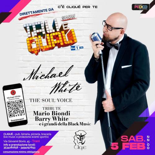 Michael White - Cover Band Mario Biondi a Trani Cliquè