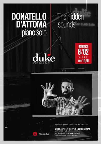 Donatello D'Attoma piano solo "The hidden sounds"