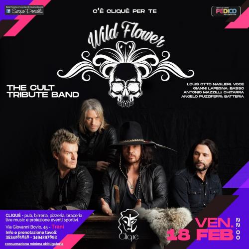 Wild Flower - The Cult Tribute band live a Trani Cliquè