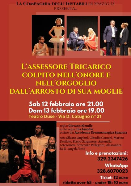 L'ASSESSORE TRICARICO COLPITO NELL'ONORE E NELL'ORGOGLIO DALL'ARROSTO DI SUA MOGLIE