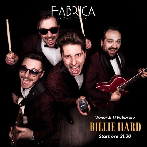 Billie Hard rock'n'roll band in concert