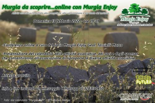 Murgia da scoprire...online con Murgia Enjoy