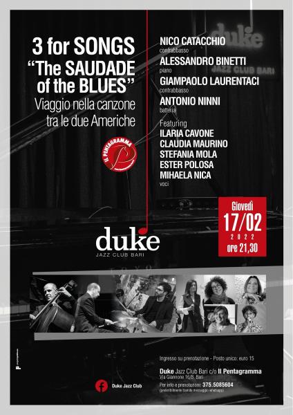 “The SAUDADE of the BLUES”  - Viaggio nella canzone tra le due Americhe