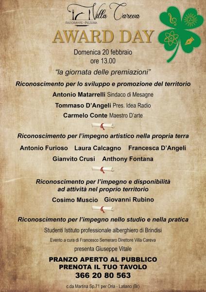 Villa Careva Award Day