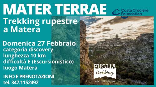 MATER TERRAE Trekking rupestre a Matera