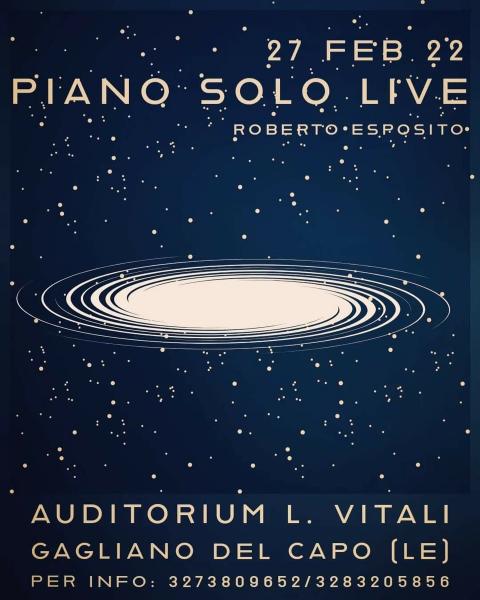 "Piano Solo" con Roberto Esposito
