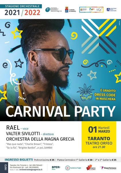CARNIVAL PARTY - Rael e l'Orchestra della Magna Grecia