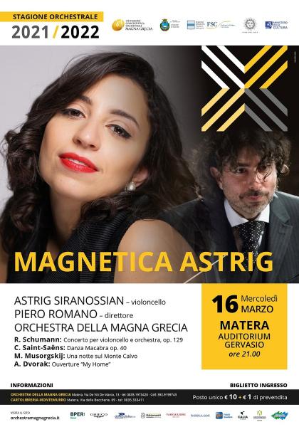 MAGNETICA ASTRIG Astrig Siranossian e l'Orchestra della Magna Grecia