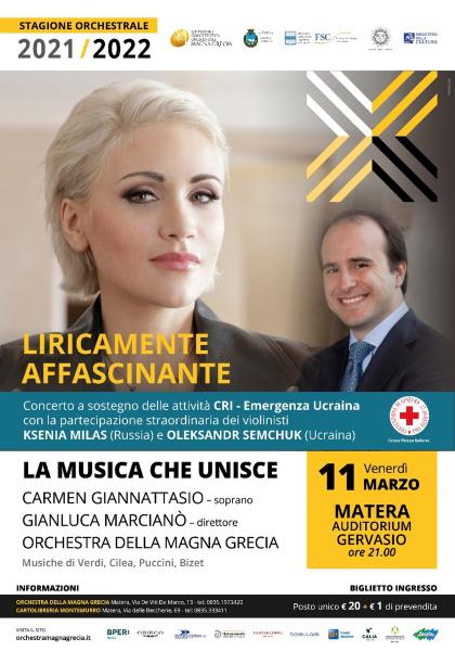 LIRICAMENTE AFFASCINANTE - Carmen Giannattasio e l'Orchestra della Magna Grecia