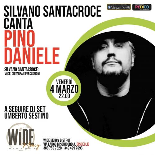 Silvano Santacroce canta Pino Daniele a Bisceglie