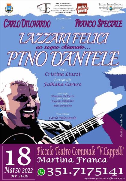 LAZZARI FELICI. Un sogno chiamato...PINO DANIELE