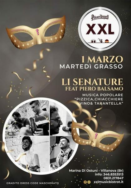 MARTEDI GRASSO con LI SENATURE feat PIERO BALSAMO live