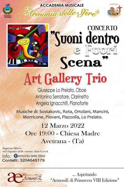 “Suoni Dentro e Fuori Scena” con Art Gallery Ensemble