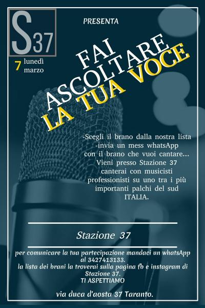 Jam session: Fai Sentire la tua voce