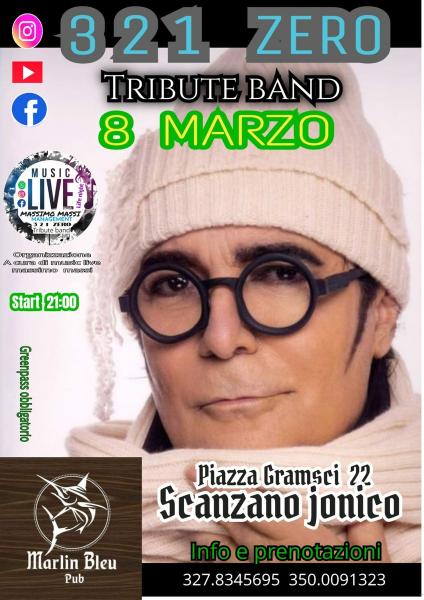 8 marzo festa della donna con i 321  zero tribute band  Renato zero