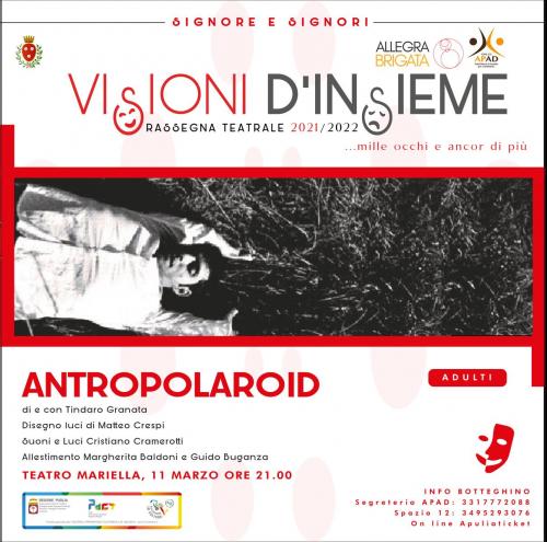 ANTROPOLAROID di e con Tindaro Granata