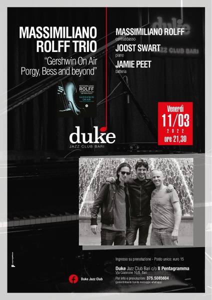 “Massimiliano Rolff Trio - Gershwin On Air - Porgy, Bess and beyond”