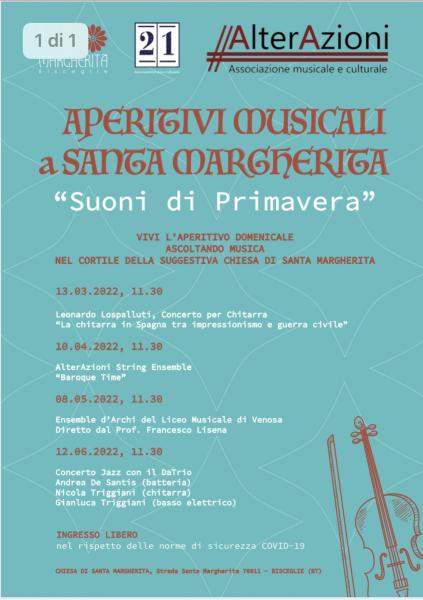 Aperitivi Musicali: Recital del chitarrista Leonardo Lospalluti