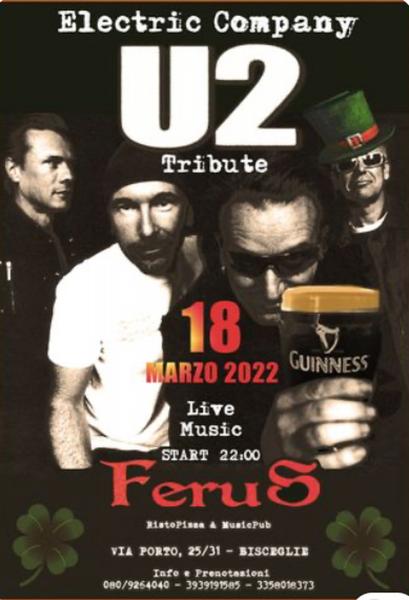 S. Patrick's day after - U2 tribute live