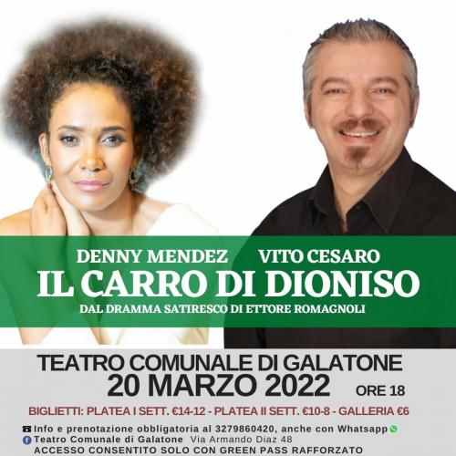IL CARRO DI DIONISO con Denny Mendez e Vito Cesaro
