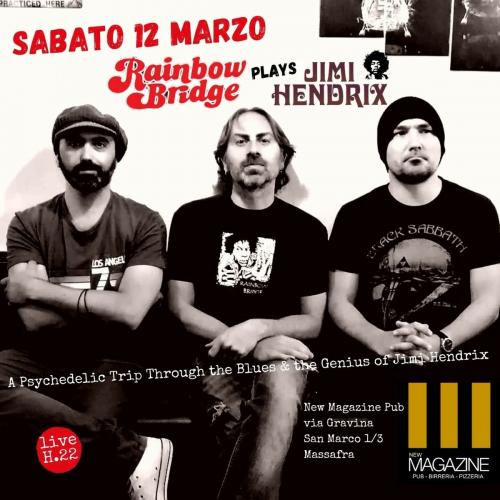 Rainbow Bridge Plays Hendrix live at New Magazine pub