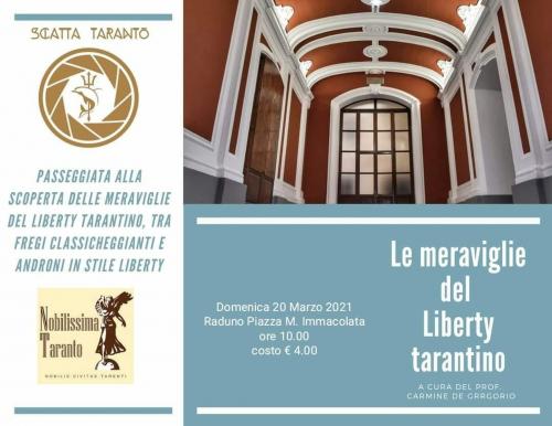 Domenica 20 marzo, passeggiata archeologica alla scoperta del Liberty tarantino