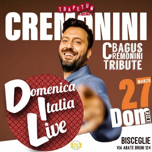 Bagus Cremonini tribute Salento live a Bisceglie