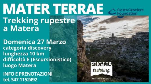 MATER TERRAE Trekking rupestre a Matera
