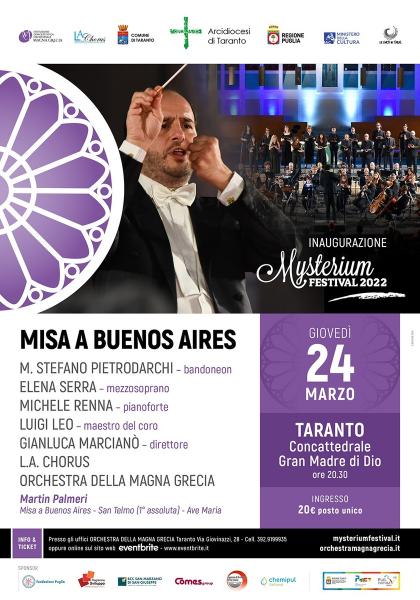 MISA A BUENOS AIRES - Inaugurazione Mysterium Festival 2022