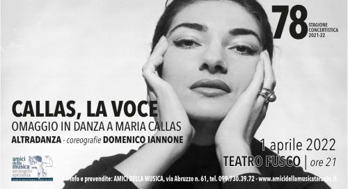CALLAS, LA VOCE omaggio in danza a Maria Callas