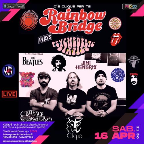 Rainbow Bridge plays Psychedelic Sixties live a Trani
