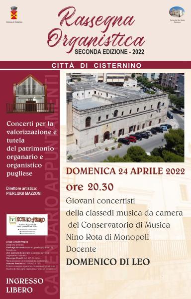 Rassegna Organistica Cisternino - Secondo Appuntamento Ed. 2022