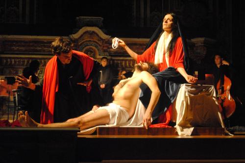CARAVAGGIO E I CARAVAGGESCHI  tableaux vivant - TEATRI 35 & NUOVA ORCHESTRA SCARLATTI