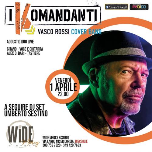 I Komandanti - Vasco cover band - acoustic live a Bisceglie