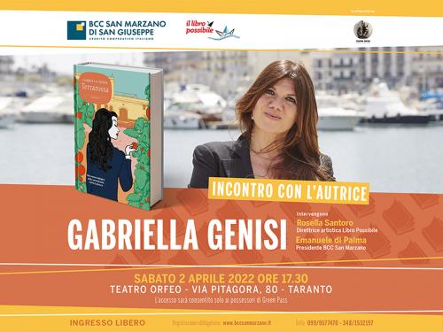 Incontro con l'autrice Gabriella Genisi