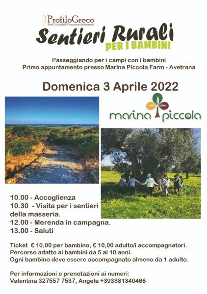 SENTIERI RURALI per i bambini