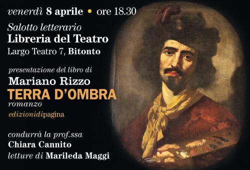 “Terra d'ombra”, Mariano Rizzo ospite di VIAGGI LETTERARI NEL BORGO