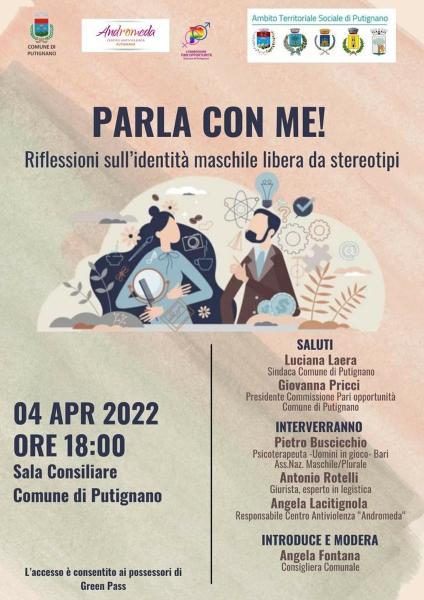 Parla con me! Riflessioni sull'identità maschile libera da stereotipi