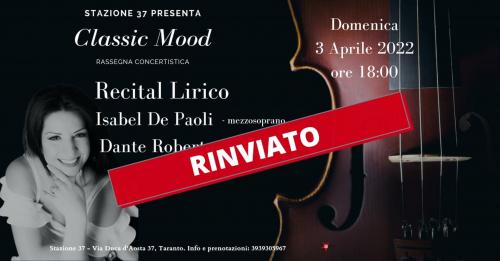 Rassegna Musica Classica: Recital Lirico - Isabel De Paoli