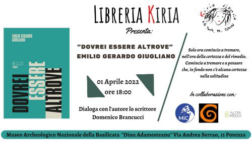 Presentazione Libro "dovrei Essere Altrove"