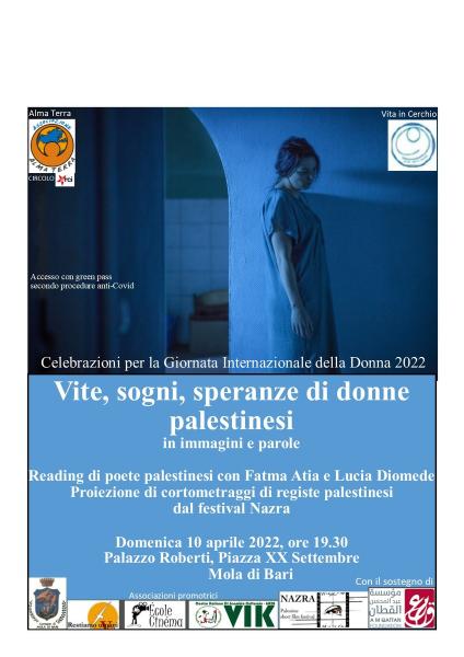 ‘Vite, sogni e speranze di donne palestinesi’  Attraverso immagini e parole