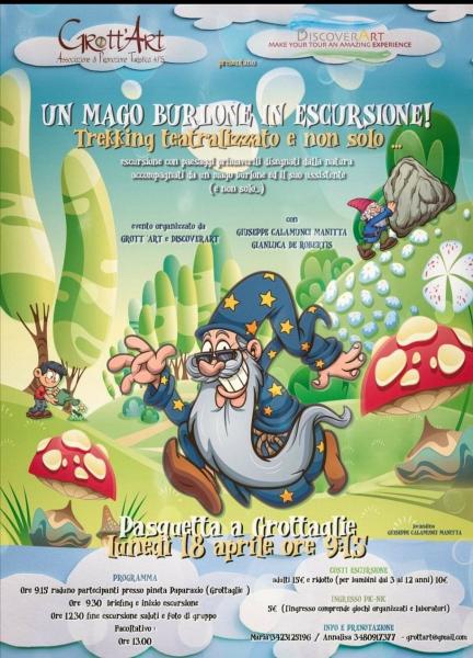 Pasquetta in escursione con Mago Burlone