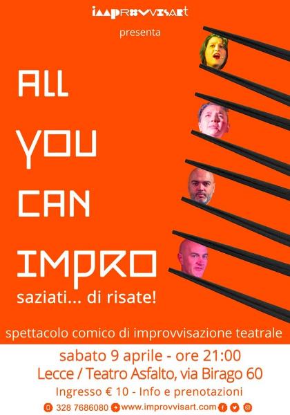 All You Can Impro - spettacolo comico di improvvisazione teatrale
