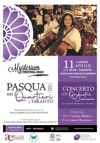 Pasqua nei Quartieri IV ed- Orchestra Liceo Archita