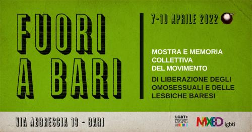Mostra Fuori a Bari, 50 Anni di Storia Lgbt+ in Puglia