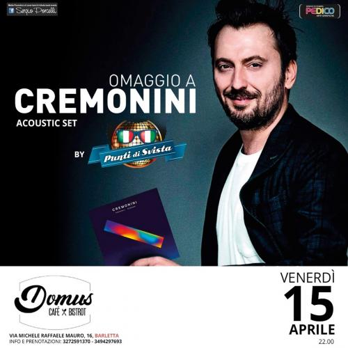 Bagus Cremonini tribute acoustic set live a Barletta