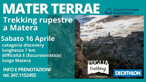MATER TERRAE Trekking rupestre a Matera